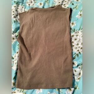 Sleeveless Brown Top Zara